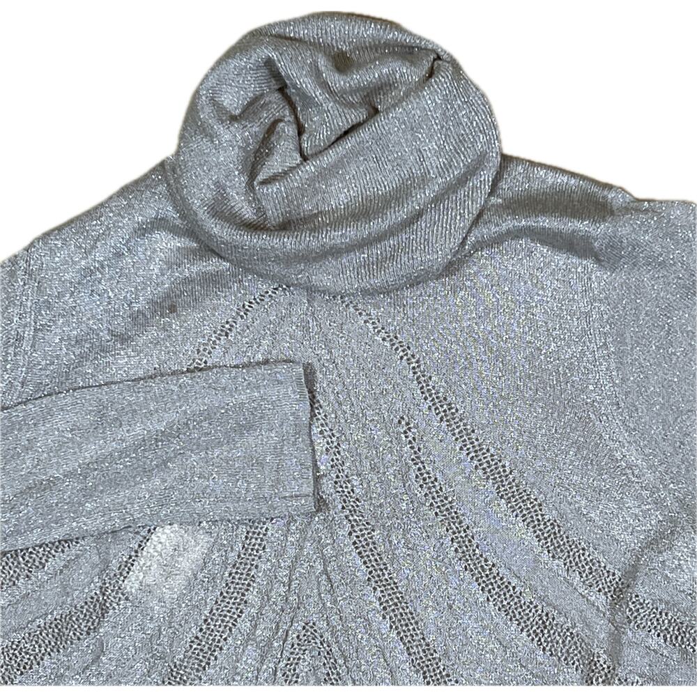 NWT Angel‎ of the North Metallic Gold Knit Turtleneck Anthropologie Womens Small